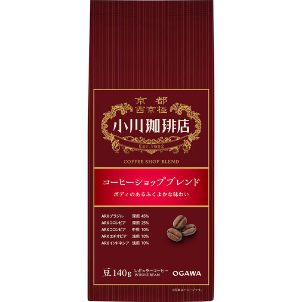 Ogawa Coffee Shop 1 bag - Coffee Shop Blend 140g / Ogawa Premium Blend 160g