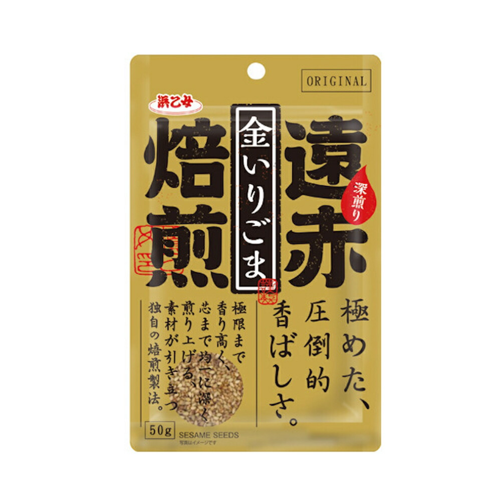 Hamaotome Gold Infrared Roasted Sesame Seeds 50g
