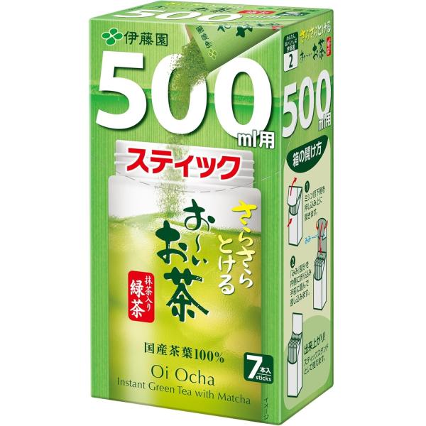 Itoen Smooth Dissolvable 500ml Stick Instant Barley Tea / Green Tea 1 Packet (Contains 7)