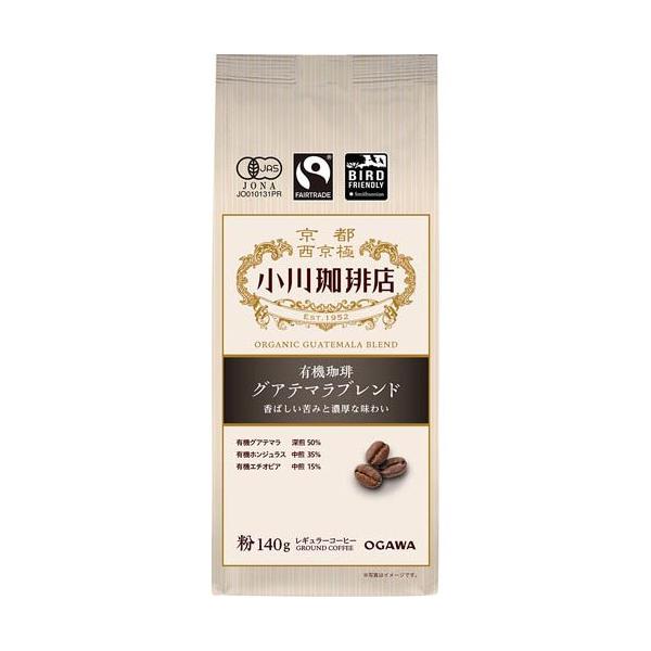 Ogawa Coffee Shop Organic Coffee Powder (Decaffeinated Mocha / Guatemala Blend) 140g