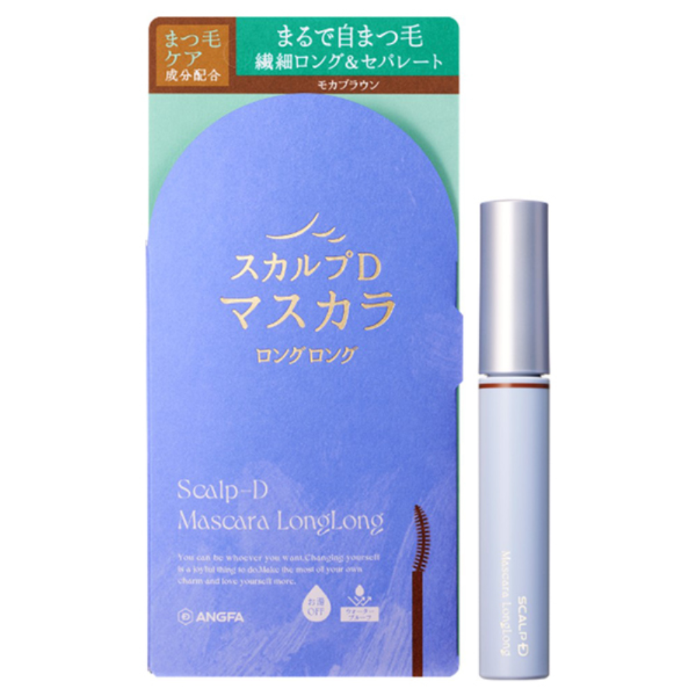 Angfa Scalp D Mascara Long Long Natural Black / Mocha Brown 6g