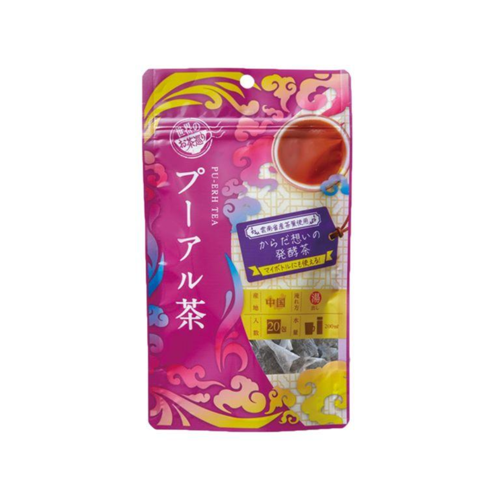 TokyoTeaTrading World Tea Tour Pu'er Tea 20 Bags
