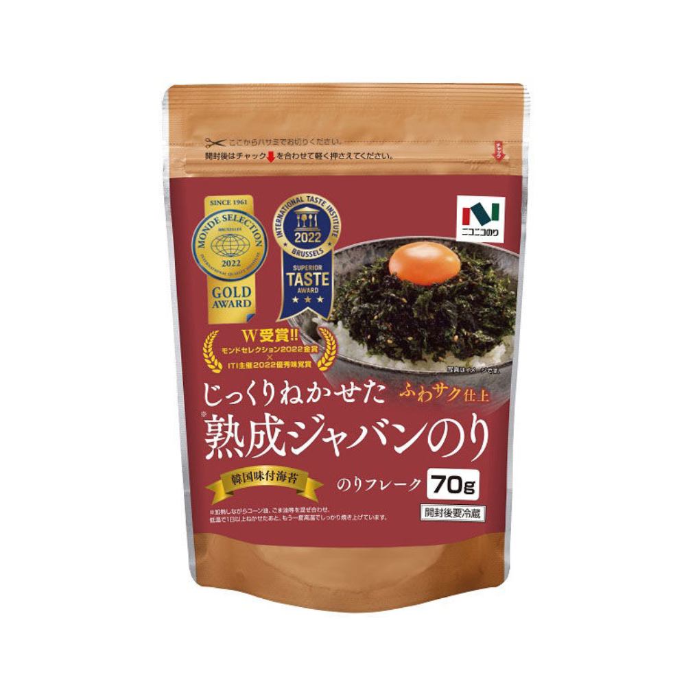 Nikoniko Nori Aged Javan Nori No Chemical Seasoning Added - 70g
