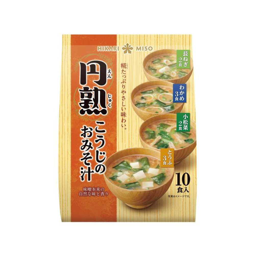 Hikari Miso Mature Koji Noodle Miso Soup 10 Servings