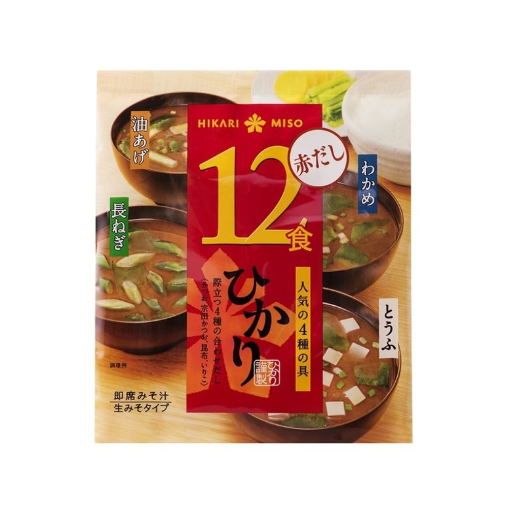 Hikari Miso Hikari Miso Instant Miso Soup - Red Dashi - 12 Servings