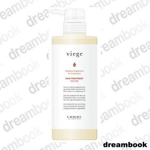 ［In stock］ Lebel Viege Shampoo 600 ml / Soft Treatment 600 ml / Volume Treatment 600 ml /