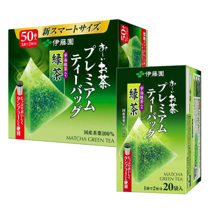 ［In stock］ Ito En Green Japanese Blend Premium Tea Bags 50pcs / Ryokucha /