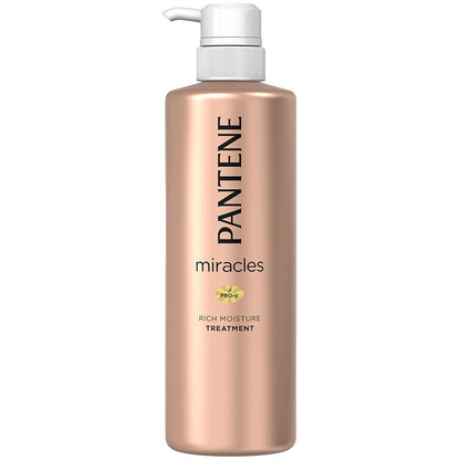 ［In stock］ PANTENE miracles Rich Moisture and Crystal Smooth Shampoo/ Treatment 500ml