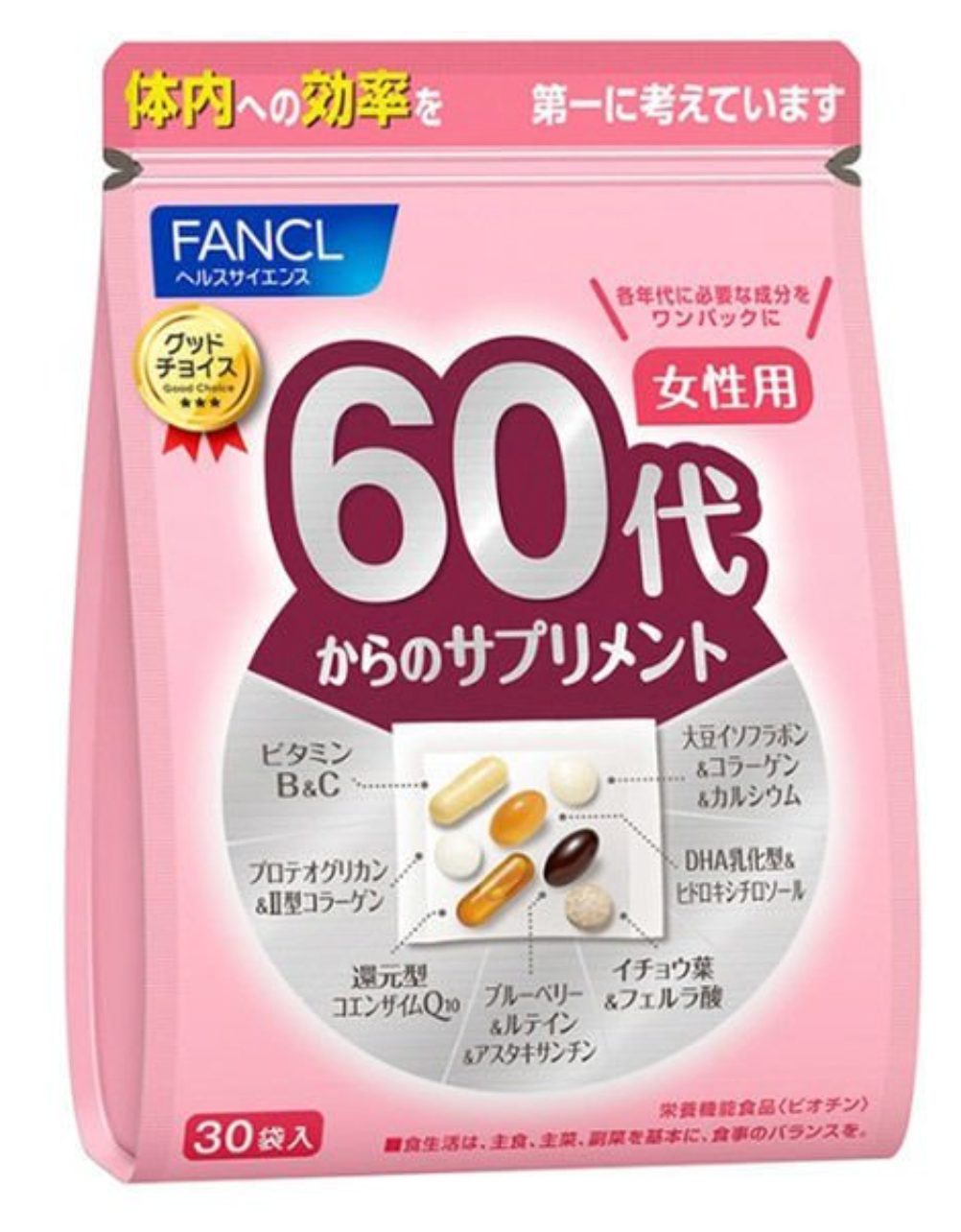 ［In stock］ FANCL 60S Supplements For Momen Health For 10-30 Days