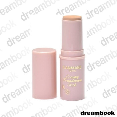 ［In stock］ CANMAKE Creamy Foundation Stick SPF50+ PA++++ / Light Beige / Natural Beige / Very Light Beige