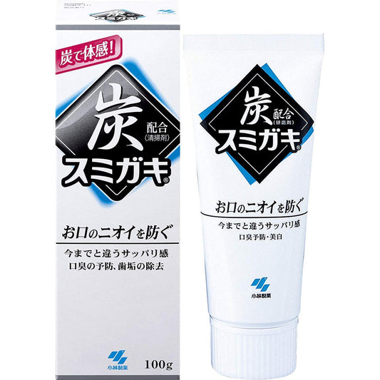 ［In stock］ KOBAYASHI seiyaku SUMIGAKI Charclean Charcoal Power Toothpaste 100g