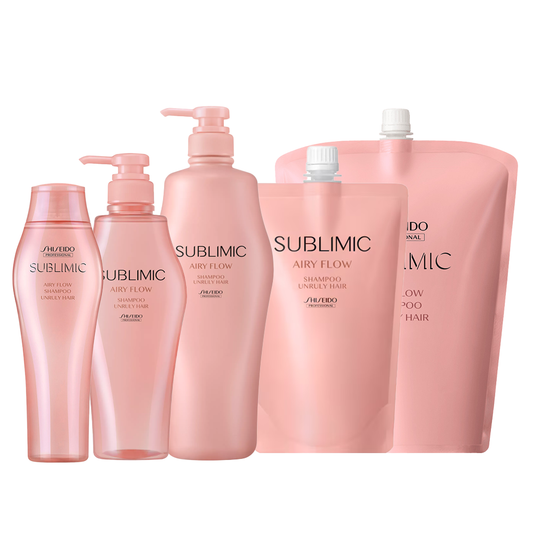 Shiseido Sublimic Airy Flow Shampoo Series Bottle / Refill