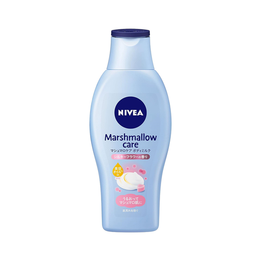 [Japan] NIVEA marshmallow care body lotion, silk and flowers, refreshing citrus scent 200ml Kao