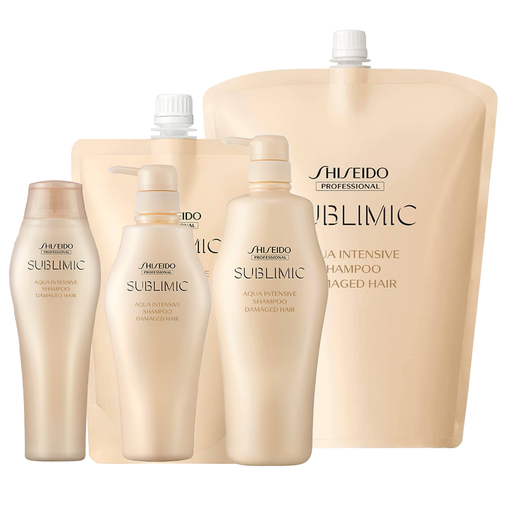 Shiseido Sublimic Aqua Intensive Shampoo Series Bottle / Refill