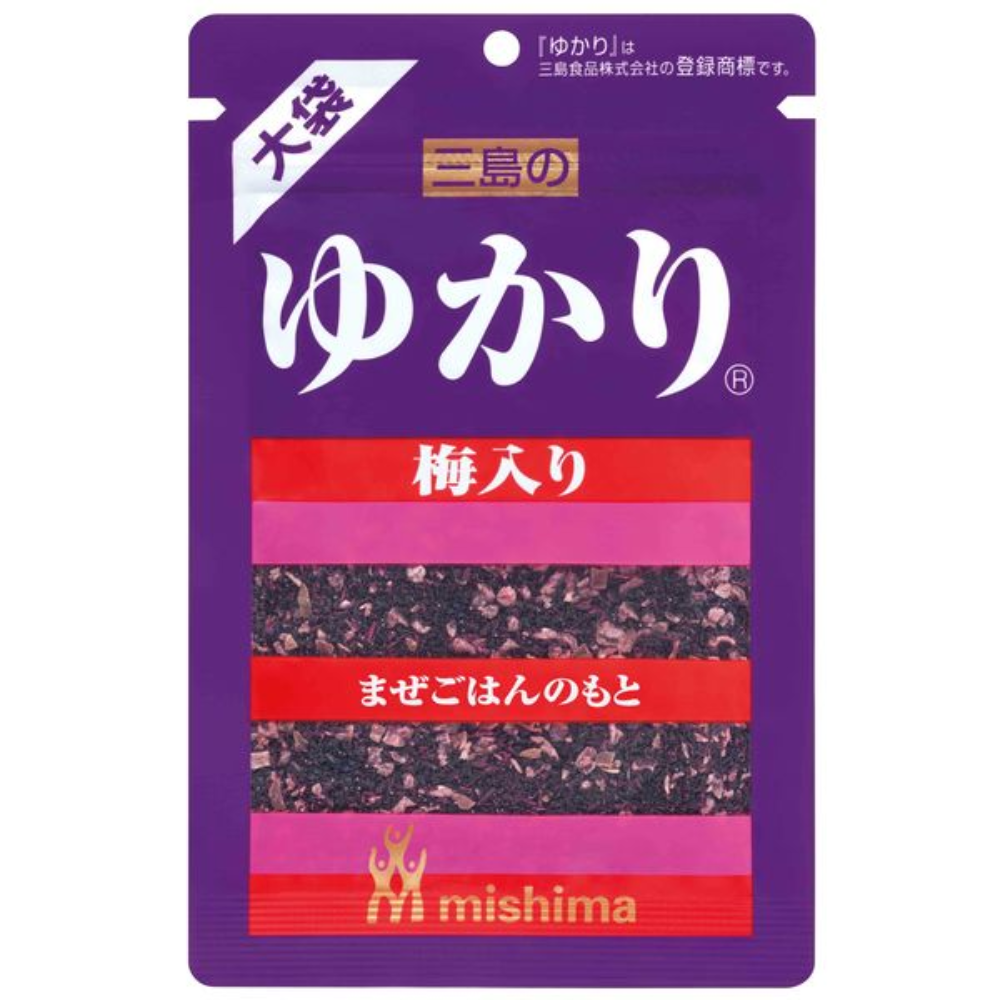 Mishima Yukari Furikake Large Size - Red Shiso / Red Shiso with Dried Plums