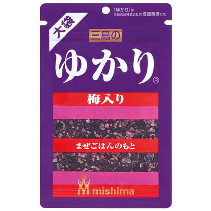 Mishima Yukari Furikake Large Size - Red Shiso / Red Shiso with Dried Plums