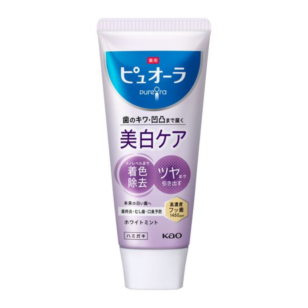 Kao Medicinal PureOra Toothpaste Barrier Gel/Nano Bright/Clean Mint/Strong Mint/Mild Herbal
