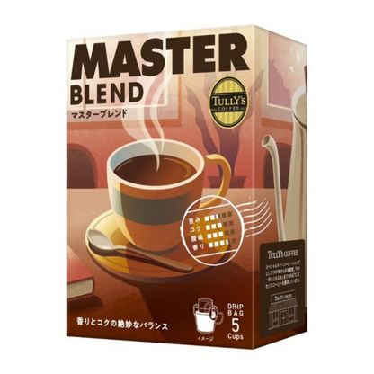 TULLY'S COFFEE TULLY'S BARISTA'S ROAST (Kilimanjaro / Colombia / Brazil / Master Blend)1 Box / 5 Bags