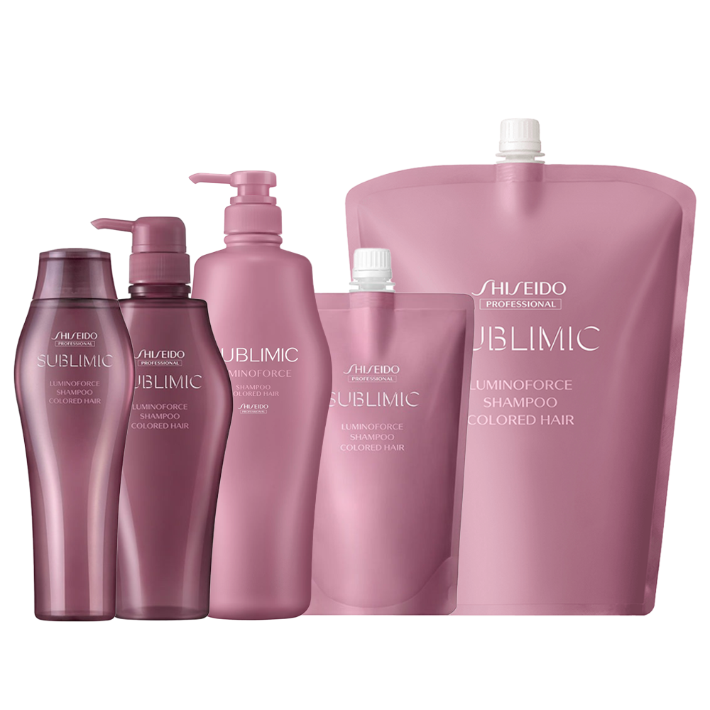 Shiseido Sublimic Luminoforce Shampoo Series Bottle / Refill