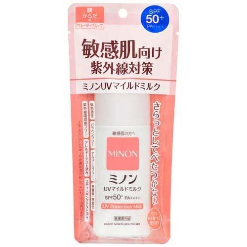 [Japan] MINON Mino Sunscreen Anti-UV Gentle Sunscreen 80mL SPF50+・PA ++++ Daiichi Sankyo