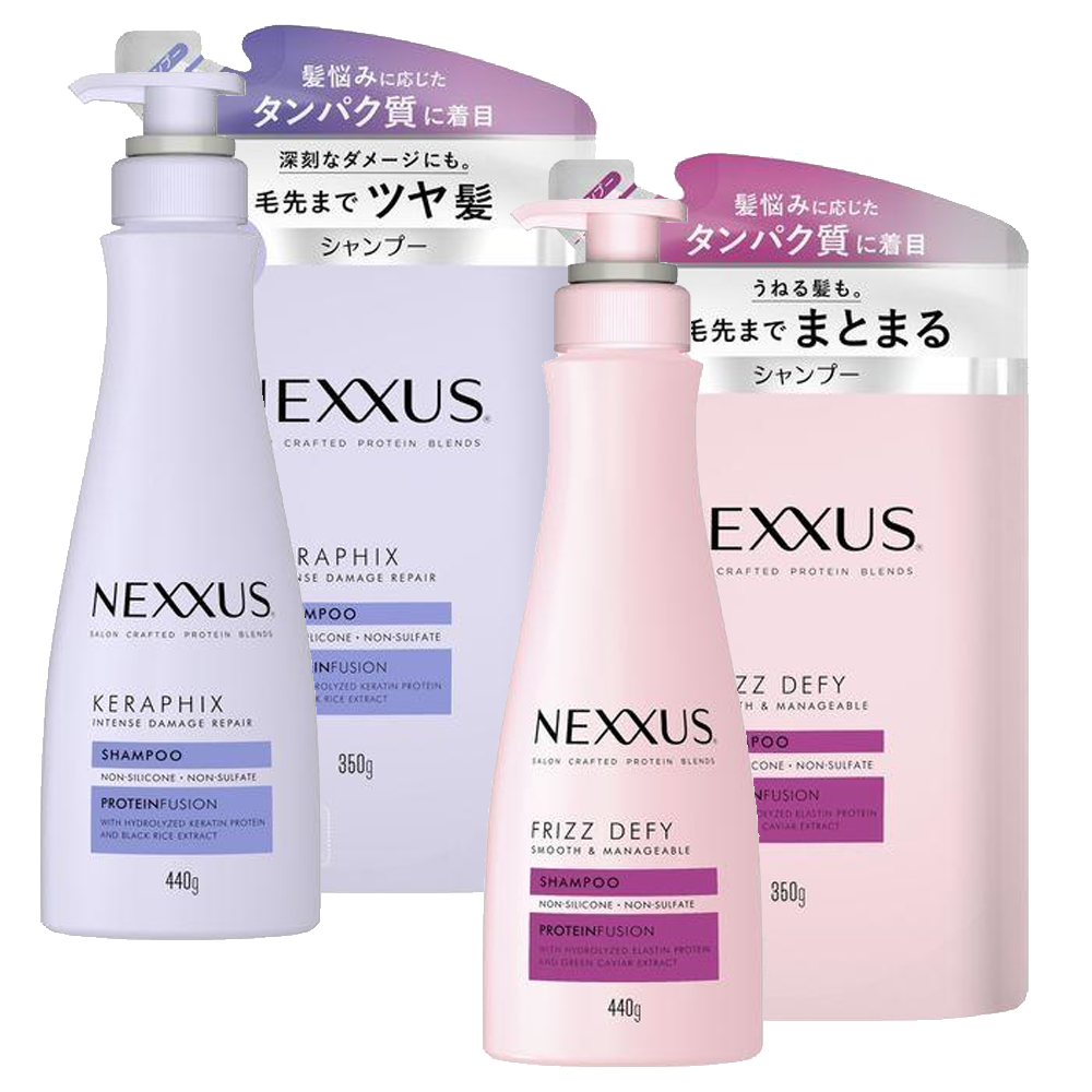 ［In stock］ Unilever Nexxus Shampoo Pump - Intense Damage Repair / Smooth & Manageable (440g / 350g Refill)