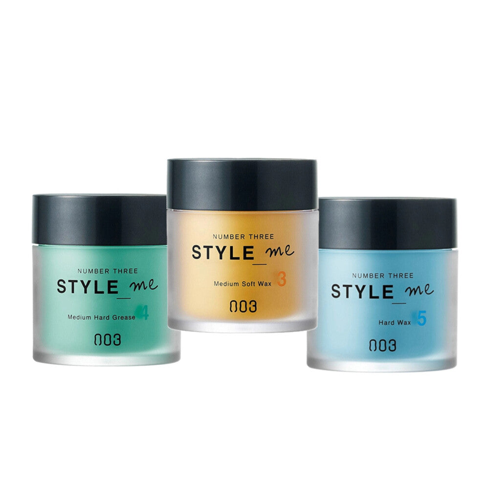 ［In stock］ Number Three 003 Style Me Hair Wax - Medium Soft Wax / Hard Wax / Medium Hard Grease (50g)