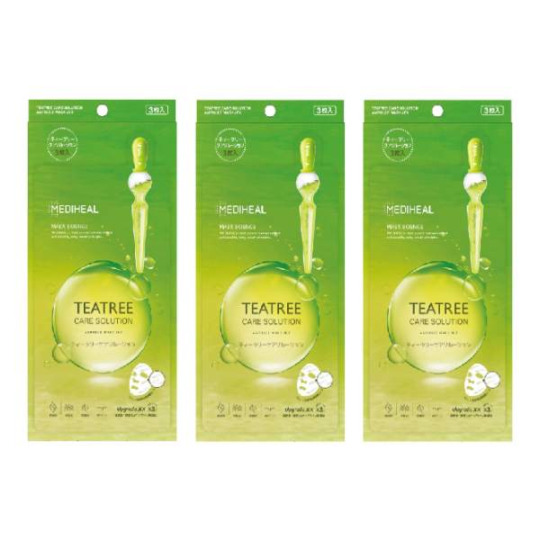 [Japan] Mediheal Tea Tree Sunscreen/Cleanser/Serum Pad DB.