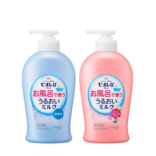 [Japan] Biore Minnie Nourishing Body Lotion Bathroom Wet Wipe 300ml Kao