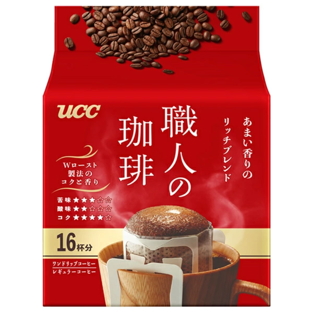 UCC UESHIMA COFFEE Artisan Coffee One Drip Coffee 16 cups / 40 cups / 36 cups (Rich Blend / Mild Blend / Special Blend)