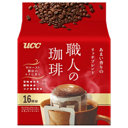 UCC UESHIMA COFFEE Artisan Coffee One Drip Coffee 16 cups / 40 cups / 36 cups (Rich Blend / Mild Blend / Special Blend)