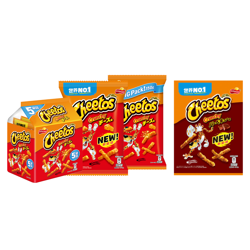 Japan Frito Lay Cheetos (Cheese Flavor / Barbecue Flavor) 1 bag