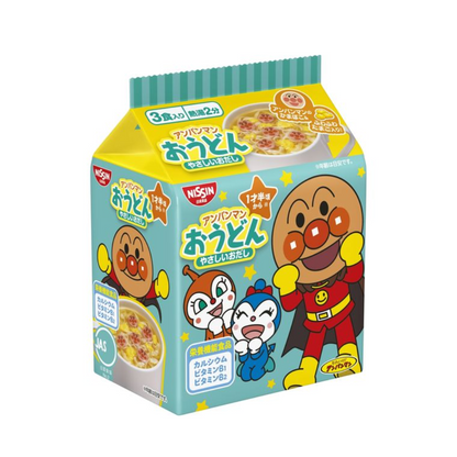 Nissin Anpanman Instant Udon Noodles for Kids (3 servings)