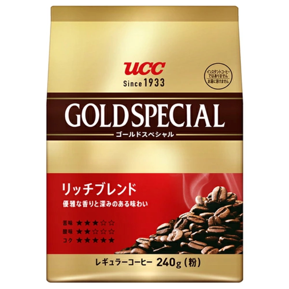 UCC Gold Special Coffee Powder/Beans - Special Blend/Rich Blend/Kirimanzaro Blend/Full Body Blend