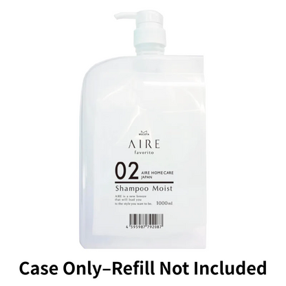 Mucota Aire Favorito (01 Shampoo S / 2 Shampoo EG) 240ml / 1000ml / Hard Case + Pump