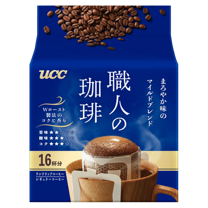 UCC UESHIMA COFFEE Artisan Coffee One Drip Coffee 16 cups / 40 cups / 36 cups (Rich Blend / Mild Blend / Special Blend)
