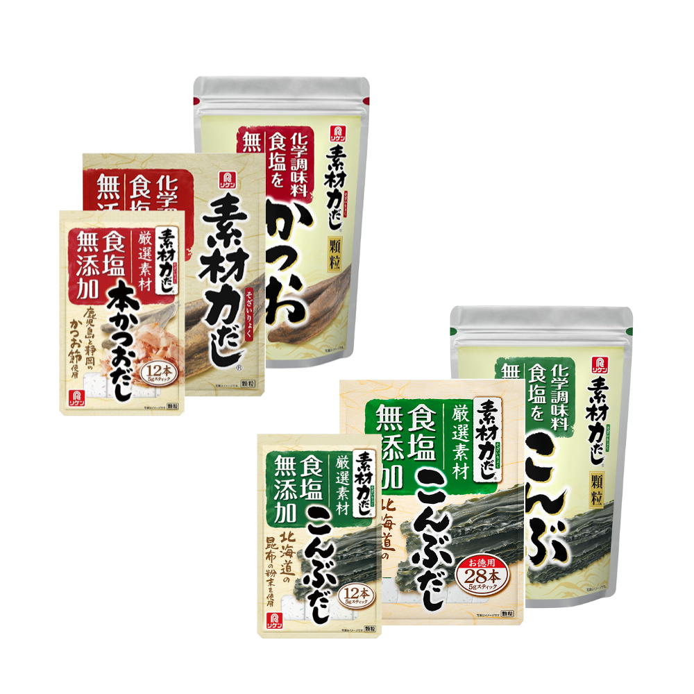 Riken Dashi Soup Stock - Bonito / Konbu (60g / 140g / 500g)