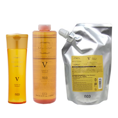 Number Three 003 Muriem Gold Volume Up Shampoo V (250mL / 500mL / 660mL)