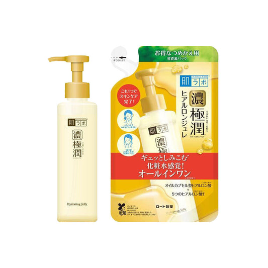 ［In stock］ Rohto Hada Labo Gokujyun Hyaluron jelly All-in-One Lotion 180mL / Refill 150ml