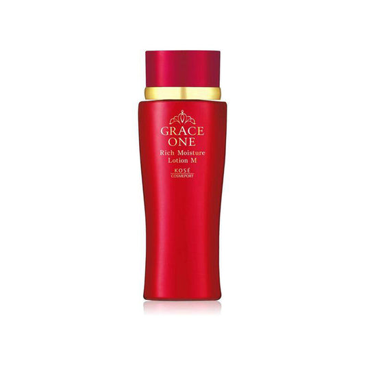 ［In stock］ KOSE GRACE ONE Rich Moisture Lotion (Moist) 180mL