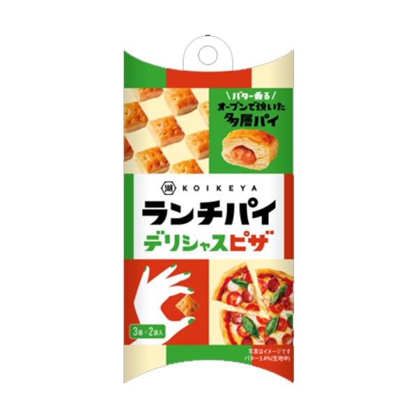 Koikeya Lunch Pie 1 Box (3 x 2 Bags) - Clam Chowder / Delicious Pizza