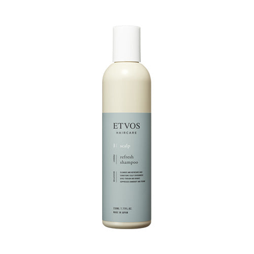 [Japan] ETVOS Moisturizing Shampoo 230mL / Refreshing Shampoo 230mL