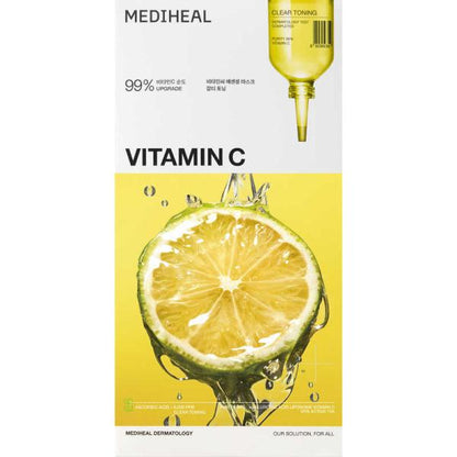 MEDIHEAL Essential Mask (Collagen / Tea Tree / Vitamin C / Madecassoside) 4pcs