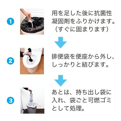 [Emergency Toilet] MyLet Disaster Toilet Disposal Set MLett mini10 1 box (10 times)