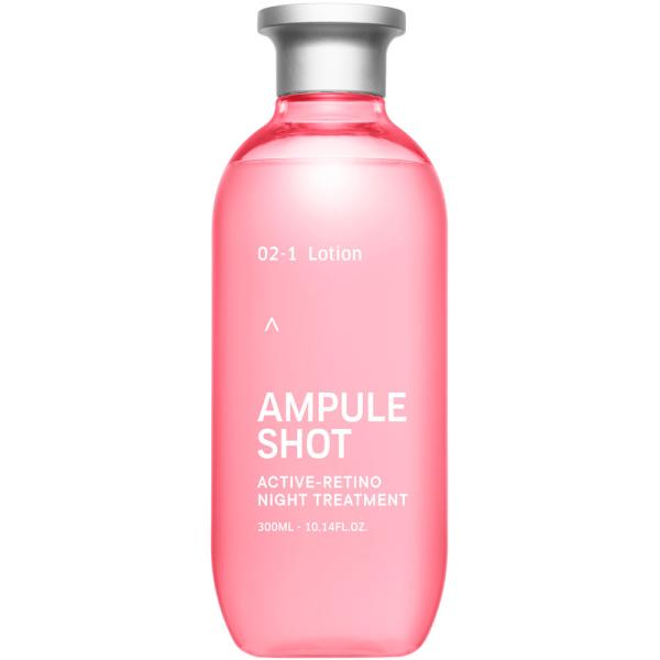 BOTTLEWORKS Ampoule Shot (Moisturizing Skin Treatment / Active Retino Night Treatment) Lotion 300ml