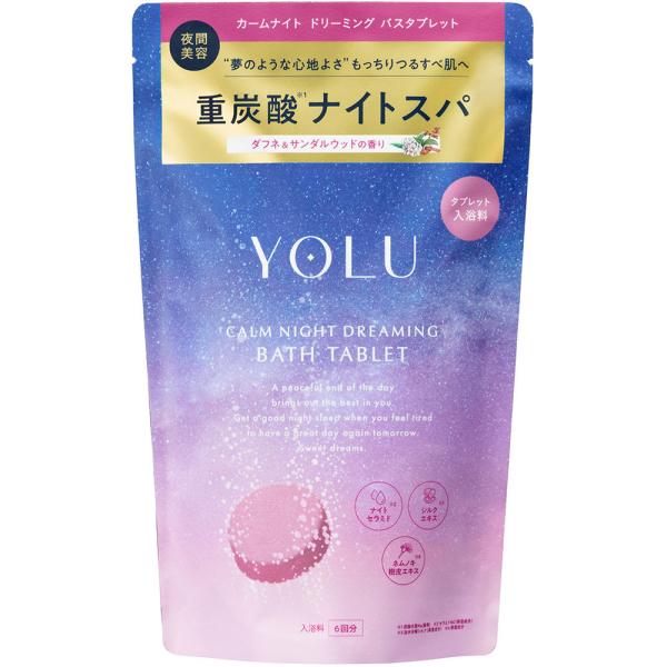 I-ne YOLU Calm Night Dreaming / Relax Night Dreaming Bath Tablet 6 Tablets 406g