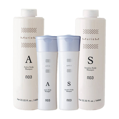 ［In stock］ Number Three 003 Muriem Crystal Medicated Scalp Shampoo - Active / Sensitive (250mL / 500mL / 660mL)