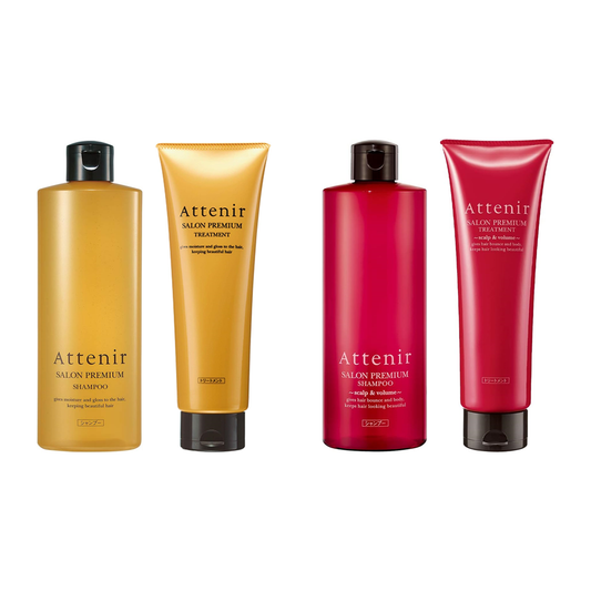 [Japan] Attenir Salon Premium Shampoo Scalp & Volume Refill Pack Conditioner Smooth Hair Oil Red Yellow