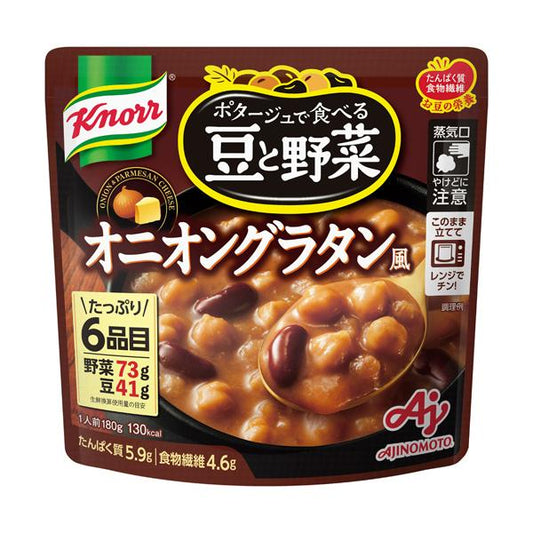 Ajinomoto Knorr Potage Soup with Beans and Vegetables Onion Gratin Style 1 Serving / 180g