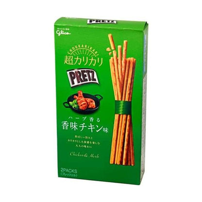 GLICO Super Crunchy Pritz (Herb Chicken / Japanese-Style Scallop Soy Sauce) 55g