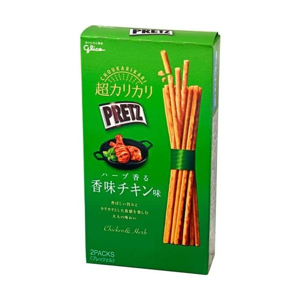 GLICO Super Crunchy Pritz (Herb Chicken / Japanese-Style Scallop Soy Sauce) 55g